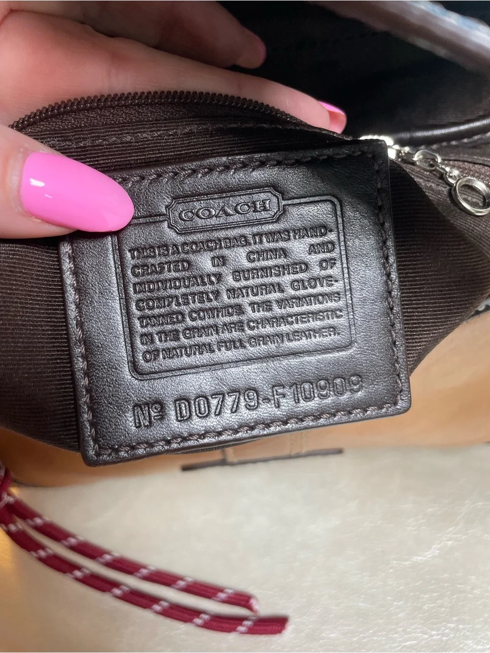 Coach Y2K Brown Duo-Tone Leather Soho  Shoulder Bag 🍓 🍫- F10909